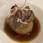 ビストロ カフェ デリ ポキナ369 - 【Xmasｽﾍﾟｼｬﾙｺｰｽ】 ○和牛と大根のブイヨン煮