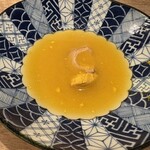 おでん屋たけし - 出汁にたまごを溶かして、完飲\(//∇//)\