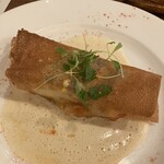 ビストロ カフェ デリ ポキナ369 - 【Xmasｽﾍﾟｼｬﾙｺｰｽ】
      ○鮮魚（鯛）のパータ•ブリック包み焼き