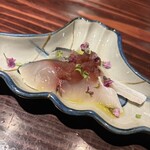 野口太郎 - シメサバ　リンゴのコンポート