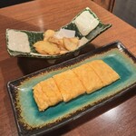 鉄板和食・おばんざい 亀八 - ポテトフライ、玉子焼き