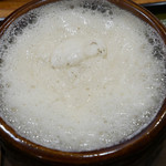 銀座おかもと - かぶら、ねぎ、鱈の白子のソース