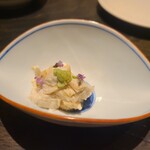 天七 - 帆立と湯葉の和え物♡