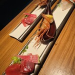 ちょうつがひ - 旬魚5種盛り合わせ