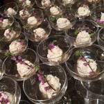 シェラトン都ホテル東京 - ズワイ蟹のパルフェ　リンゴのアクセント　甲殻類のジュレ　花穂飾り２０１４年１２月