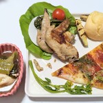 ロピア - 取り皿の様子。