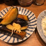 立呑み 晩杯屋 新橋SL広場店 - なす生姜