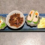 魚心 - 前菜三種盛り