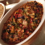 シェラトン都ホテル東京 - 小海老とマカロニ、色彩野菜のオーブン焼きトマトと大葉風味２０１４年１２月