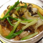 ピ・グレコ - 隠岐アワビとイタリアポルチーニ茸