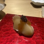 鮨 恵比寿 幸凛 - 鱶鰭(フカヒレ) キャビア添え