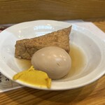 正宗屋 - おでん（たまご・厚揚げ）