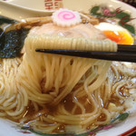 麺座 かたぶつ - 鱈の追い煮干し中華そばの麺