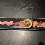 心水 大阪西梅田店 - 鶏刺し盛り合わせ