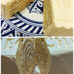 エシレ・メゾン デュ ブール - ガトー•エシレ•ナチュール(6,804円※毎日15台前後の限定)とブッシュ・ド・ノエル・エシレ(14,040円※クリスマス時期の予約限定100台)✨️構成は同じ！ロールケーキと装飾に違いありです♪