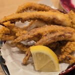 回転寿し トリトン - イカゲソ揚げ。