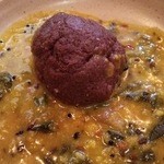 南インド料理 なんどり - ラギボール（ひえのだんご）