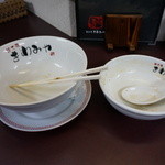 麺工房 きわみや - 完食後（2014/12/18）