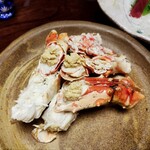 爐ばた  - カニ！