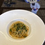 リストランテ プレーゴ - カラスミが飛び散っていますねん。