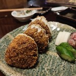 爐ばた  - 焼きおにぎり！