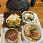 居酒屋山さん - 「おまかせ三皿 酒の肴」