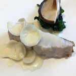 eos - 京都鰆、百合根、どぶろく