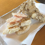 打心蕎庵 - 根菜天ぷら