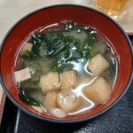 竹家食堂 - 具が多いぞ！な味噌汁