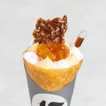 林檎のキャラメリゼとカスタード