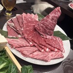 銀座しゃぶ輝 黒毛和牛しゃぶしゃぶ専門店 - 肉