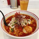 蒙古タンメン中本 - 北極プルプル3倍、味玉。
17日までの限定だった時に食べた一杯。

今まで食べたプルプルの中で、モツの存在感が1番強かった( ^ω^ )