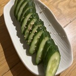 もつ家 いち - きゅうり１本漬け