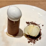 noya - アイス、百合根のバニラ煮