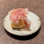 noya - 柿の天ぷら生ハム添え