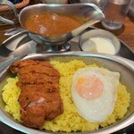 インド定食 ターリー屋 - 料理写真:キーマカツカレー定食