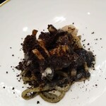 クイントカント - トンナレッリ。麺モチモチ、豚肉柔らか、ソースも美味い