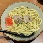 地鶏と沖縄琉球しゃぶしゃぶ 個室居酒屋くろ凪 - 沖縄そば