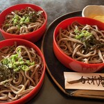 かくれ庵 - 割子そば800円