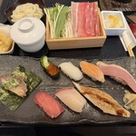 ゆず庵 - 料理写真:上寿司御膳1690円税抜