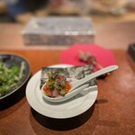 焼き鳥 八穴 - ささみとアボカドのタルタル