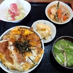カタヤマ - 特製カツ丼定食(お値段お任せ)