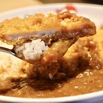 あおい珈琲 - カツカレー大盛り