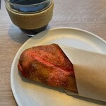 B² 吉祥寺店 - ホットコーヒーと明太パニーニ