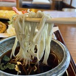 蕎舎 - 温かいつけ汁で