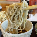 蕎舎 - カラ汁で