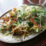 岐阜屋 - 揚げ焼きそば 450円