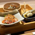 桜梅桃李 - 前菜三種