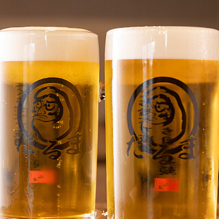 料理に合わせて選べる日本酒と、充実の飲み放題！