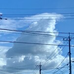 嫁の中華そば - あの日見た雲